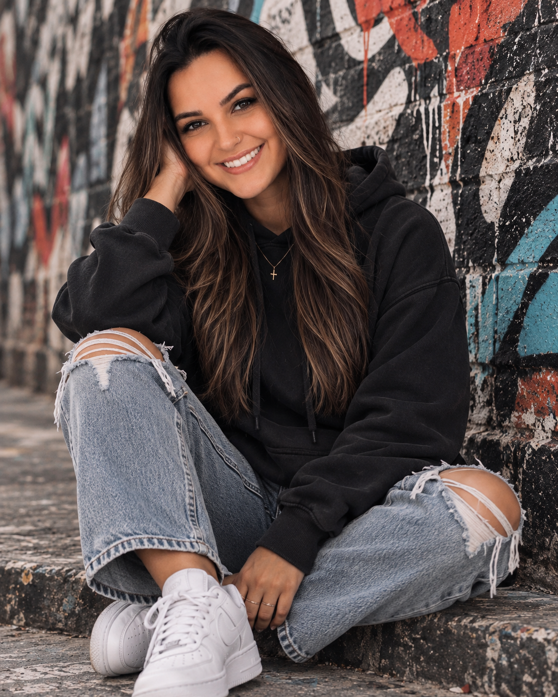 Retrato editorial de Luana